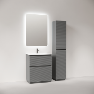 Тумба напольная под раковину Sancos Folk Floor FL70FES 70 см Ergraut soft