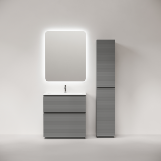 Тумба напольная под раковину Sancos Folk Floor FL80FES 80 см Ergraut soft