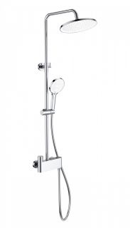 Душевая стойка Wonzon & Woghand Muse Corno WW-B3110-CR с термостатом хром