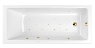 Гидромассажная ванна Whitecross Wave 0101.180080.100.RELAX.GL 180x80см Relax золото