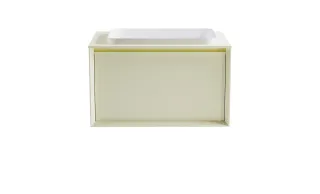 Тумба с раковиной Astra-Form Фрейм 4631177715273 80 см бежевый матовый