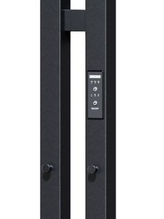 Полотенцесушитель электрический Indigo Style Pro LSPRE120-10BRRt 120x10 см чёрный муар