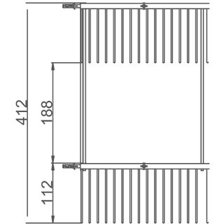 Полка угловая Gappo G332-2 хром