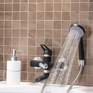 Смеситель для ванны с душем РМС SL77BL-009E чёрный