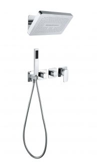 Душевая система скрытого монтажа Grocenberg GB5030CR с Картриджем Kerox (Венгрия) Хром