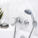 Смеситель для ванны с душем РМС SL86-009 хром