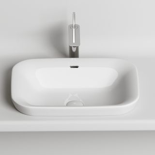 Встраиваемая раковина Ceramica Nova Element CN6041 58см белый