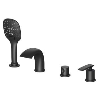 Смеситель на борт ванны Timo Helmi чёрный 4020/03Y