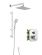 Душевой комплект Swedbe Platta 5558 с термостатом хром