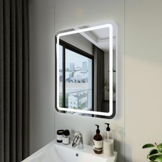 Зеркало с подсветкой Бриклаер Эстель-1 4627125414220 60 см на взмах руки