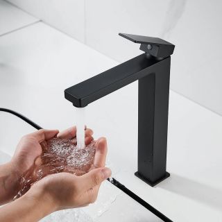 Смеситель для раковины Shevanik S9611H чёрный