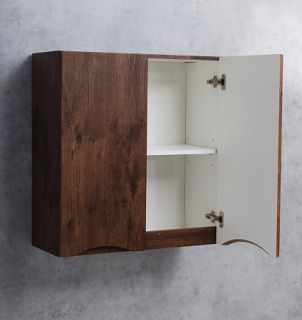 Шкаф BelBagno подвесной 70x75см Rovere Moro FLY-MARINO-700-2A-SC-RW-P