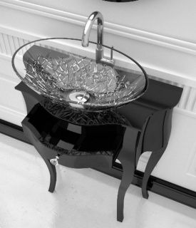 Раковина накладная Boheme хрусталь 813