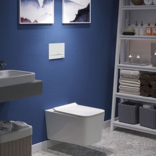 Кнопка смыва Berges Novum 040051 белый