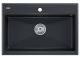Мойка кухонная Paulmark Stepia PM117551-BLM чёрный металлик