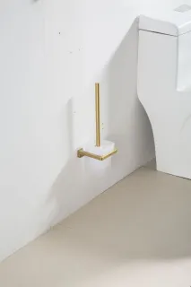 Ёршик для унитаза Gappo G30810-3 золотой сатин