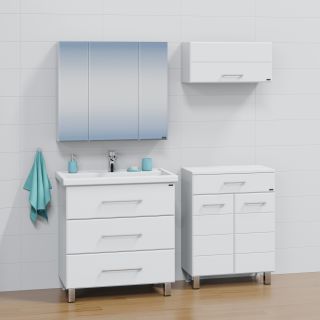 Напольная тумба под раковину Санта Омега 207006 80 см белый