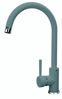 Смеситель для кухни Florentina Юна серый шёлк