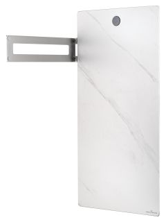 Полотенцесушитель электрический Wonzon & Woghand Stuttgart WW-A501-BR 42x80 см с каменной плитой белый мрамор/брашированный никель