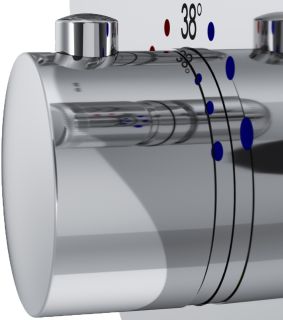 Смеситель Am.Pm Inspire V2.0 F50A85700 для ванны и душа с термостатом