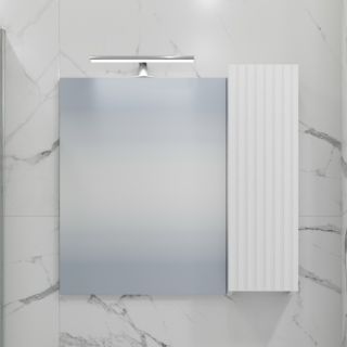 Зеркало-шкаф с подсветкой Санта Юпитер 700367 70 см белый