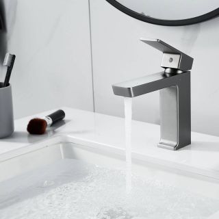 Смеситель для раковины Rose R1801T-1 оружейная сталь