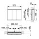Зеркальный шкаф Keuco Royal Modular 800300090100000 90 см
