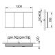 Зеркальный шкаф Keuco Royal Modular 800301120000000 120 см