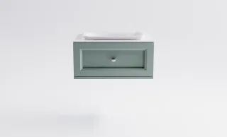 Тумба с раковиной Astra-Form Классик 4631177713989 70 см зелёный матовый