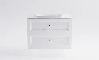 Тумба с раковиной Astra-Form Классик 4631177714399 90 см белый матовый