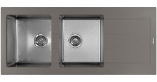 Кухонная мойка Florentina Комби 1160 серый шёлк