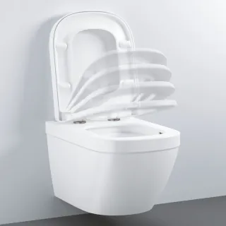 39330002 Euro Ceramic Сиденье для WC с микролифтом, альпин белый (замена арт. 39330001)