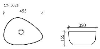 Раковина Ceramica Nova Element CN5026 45см белый