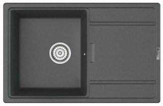 Мойка кухонная Point Лаура PN3005GR 78 см графит