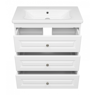 Напольная тумба под раковину Misty Ларго 79 см П-Лар-07080-01-3Я белый