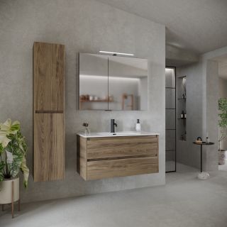 Подвесная тумба под раковину Sancos Libra LB100ECH 100см дуб чарльстон