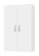 Подвесной шкаф - пенал Misty Лилия 50см белый