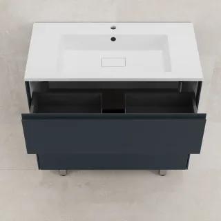 Тумба под раковину напольная Style Line Лима ЛС-00002461 90 см графит