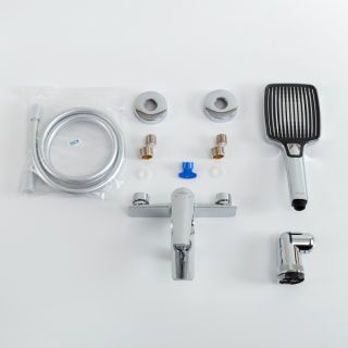 Смеситель для ванны и душа CEZARES LINER-VD-01 хром