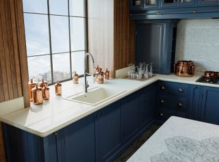 Кухонная мойка Florentina Липси 770 бежевый