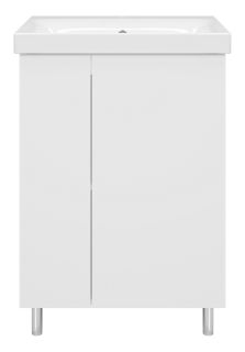 Напольная тумба под раковину Misty Лира 60см белый