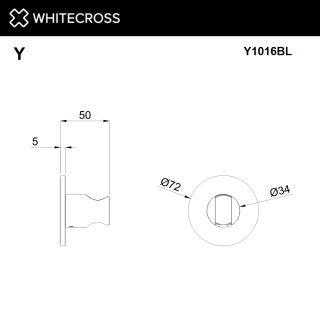 Держатель для душа WHITECROSS Y1016GL золото