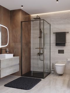 Душевой уголок CEZARES LUX-A-FS-1-80-C-GM