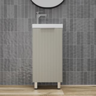 Тумба под раковину  Style Line Соло ЛС-00002430 40 см серая галька