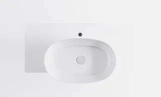 Тумба с раковиной Astra-Form М-40 Slim 4631177716072 90 см белый матовый