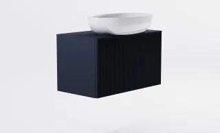 Тумба с раковиной Astra-Form М-40 Slim 4631177715945 70 см серый матовый