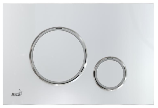 Кнопка управления AlcaPlast хром глнец-хром мат M771