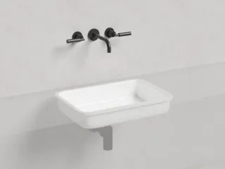 Встраиваемая раковина Salini Marea 09 S-Stone 1802209M 55см белый матовый