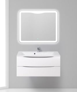 Тумба под раковину BelBagno подвесная 100x53см Bianco Lucido MARINO-1000-2C-SO-BL-P