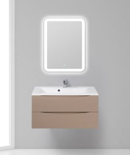 Тумба под раковину BelBagno подвесная 90x53см Capucino Lucido MARINO-900-2C-SO-CL-P